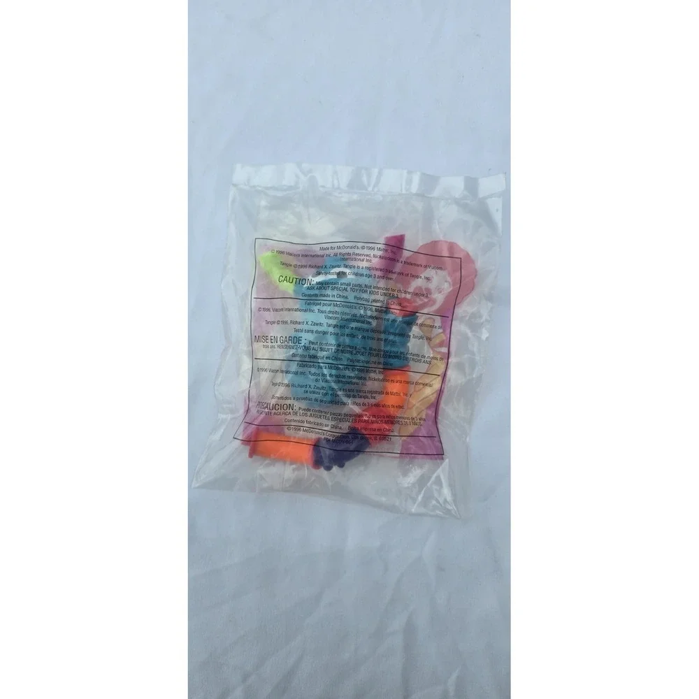 90s McDonald's Happy Meal Toy - Tangle Twist-a-Zoid Figure - 1996 Nickelodeon